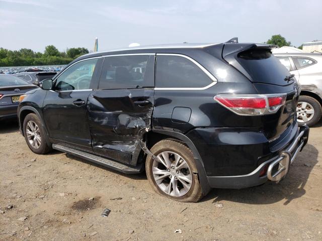 5TDJKRFH5FS101007 - 2015 TOYOTA HIGHLANDER XLE Սև լուսանկար 2