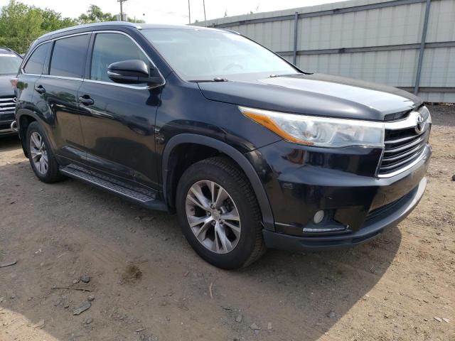 5TDJKRFH5FS101007 - 2015 TOYOTA HIGHLANDER XLE Սև լուսանկար 4