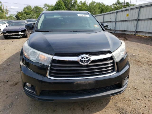 5TDJKRFH5FS101007 - 2015 TOYOTA HIGHLANDER XLE Սև լուսանկար 5