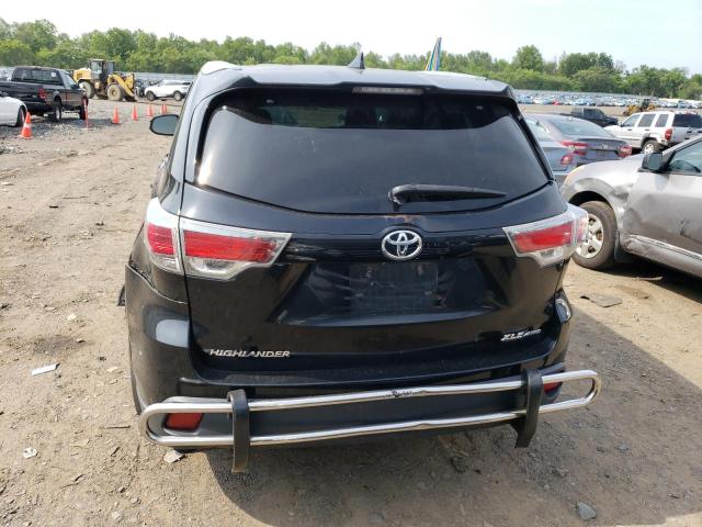 5TDJKRFH5FS101007 - 2015 TOYOTA HIGHLANDER XLE Սև լուսանկար 6