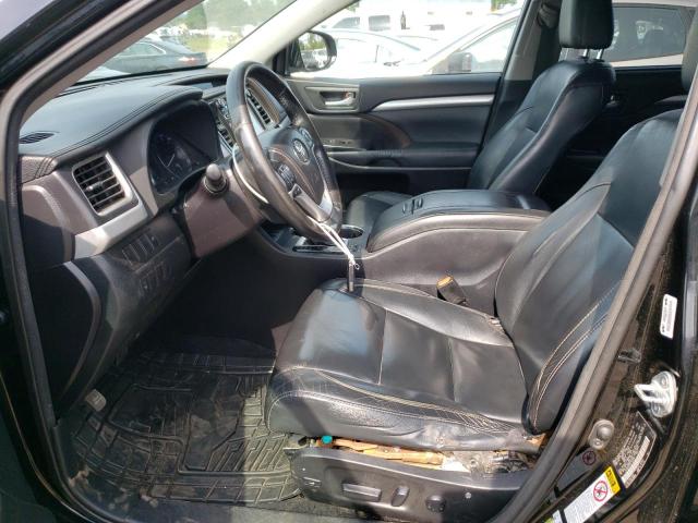 5TDJKRFH5FS101007 - 2015 TOYOTA HIGHLANDER XLE Սև լուսանկար 7