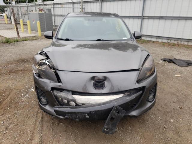 JM1BL1M55D1751882 - 2013 MAZDA 3 S GRAY photo 5