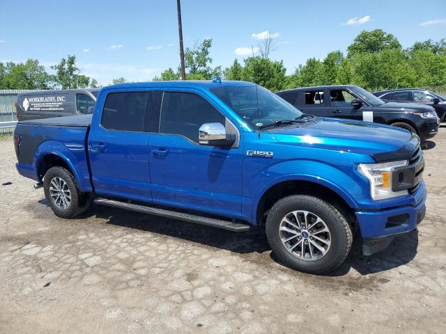 1FTEW1EP4JKF89639 - 2018 FORD F150 SUPERCREW BLUE photo 4