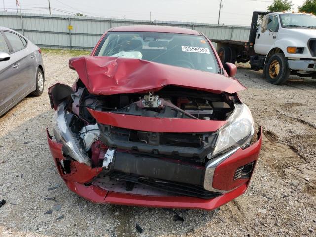 ML32AUHJ2MH013319 - 2021 MITSUBISHI MIRAGE ES RED photo 5