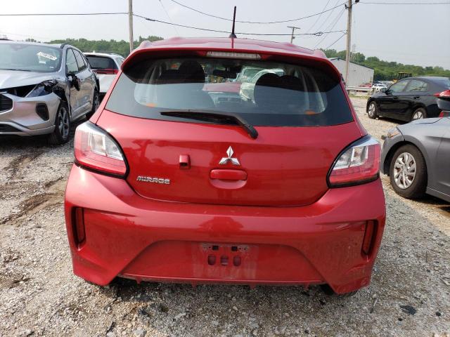 ML32AUHJ2MH013319 - 2021 MITSUBISHI MIRAGE ES RED photo 6