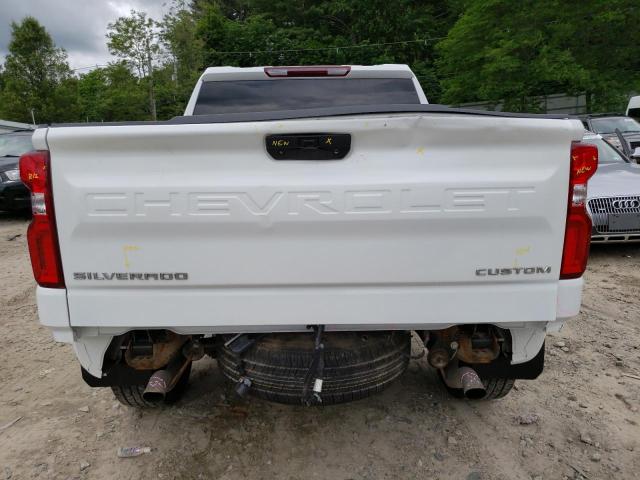 1GCUYBEF5MZ254906 - 2021 CHEVROLET SILVERADO K1500 CUSTOM WHITE photo 6