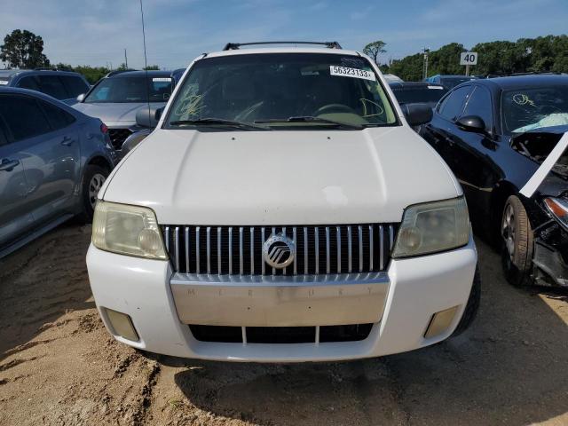 4M2YU56175DJ32039 - 2005 MERCURY MARINER WHITE photo 5