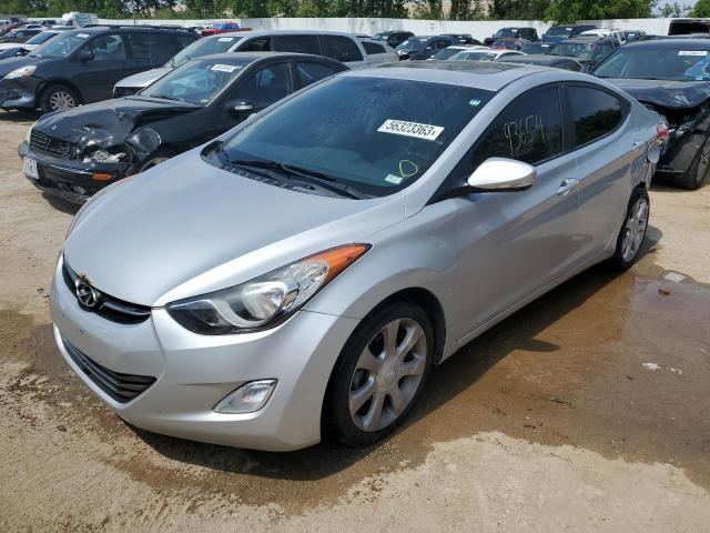 KMHDH4AE6DU919541 - 2013 HYUNDAI ELANTRA GLS SILVER photo 1