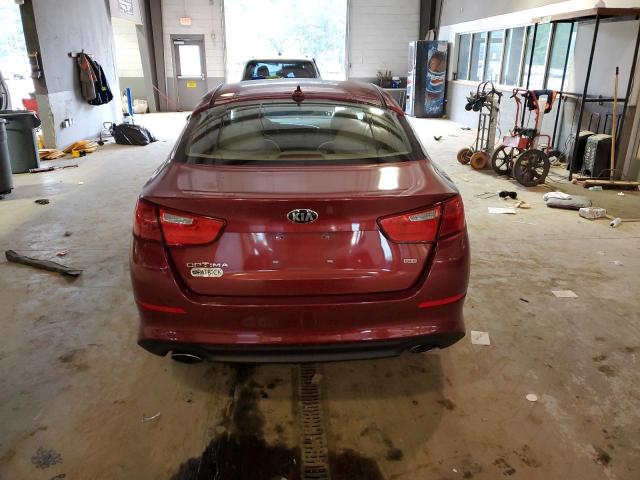 5XXGM4A76FG448448 - 2015 KIA OPTIMA LX BURGUNDY photo 6