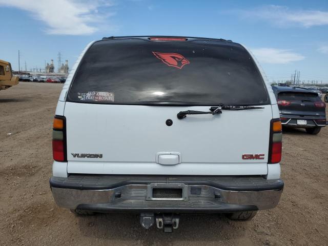 1GKEC13V95J188940 - 2005 GMC YUKON WHITE photo 6