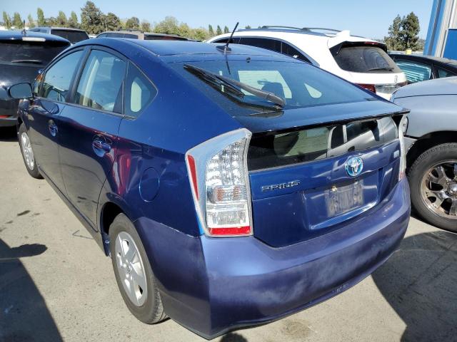 JTDKN3DU1A0016380 - 2010 TOYOTA PRIUS BLUE photo 2