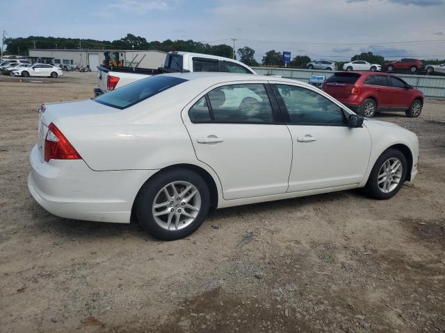 3FAHP0GA3BR296336 - 2011 FORD FUSION S WHITE photo 3