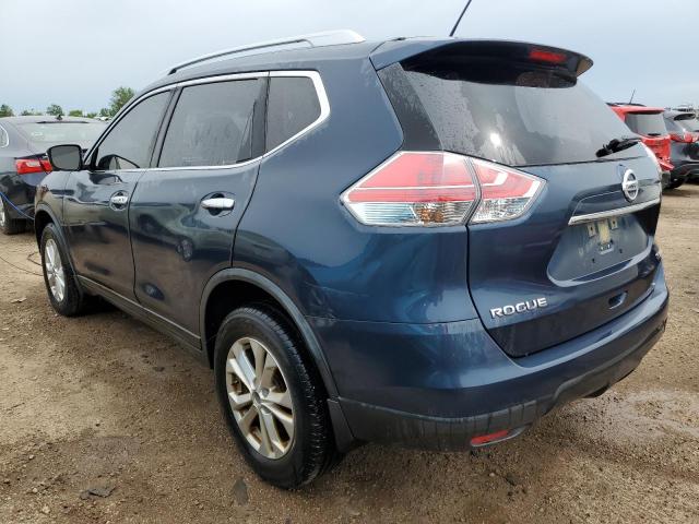 JN8AT2MV1GW144150 - 2016 NISSAN ROGUE S BLUE photo 2