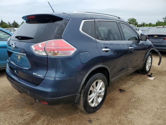 JN8AT2MV1GW144150 - 2016 NISSAN ROGUE S BLUE photo 3