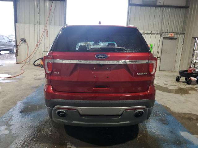 1FM5K7D83GGC09609 - 2016 FORD EXPLORER XLT წითელი ფოტო 6
