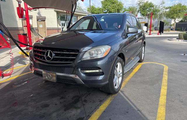 4JGDA5HBXCA016296 - 2012 MERCEDES-BENZ ML 350 4MATIC BLUE photo 2