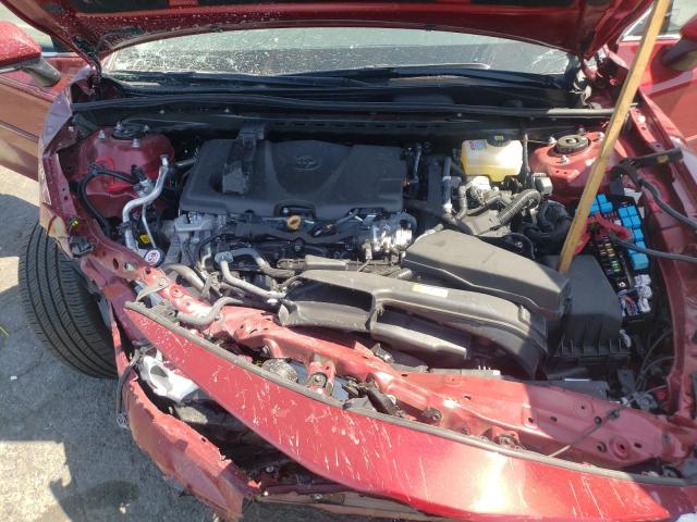 4T1F31AK2NU570455 - 2022 TOYOTA CAMRY XLE RED photo 7