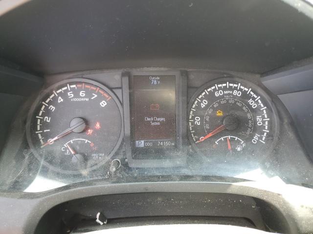 5TFSX5EN0KX066502 - 2019 TOYOTA TACOMA ACCESS CAB ვერცხლისფერი ფოტო 9