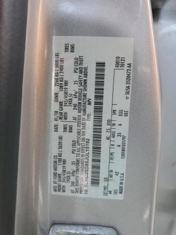 5LMCJ3D99JUL15192 - 2018 LINCOLN MKC RESERVE ვერცხლისფერი ფოტო 13