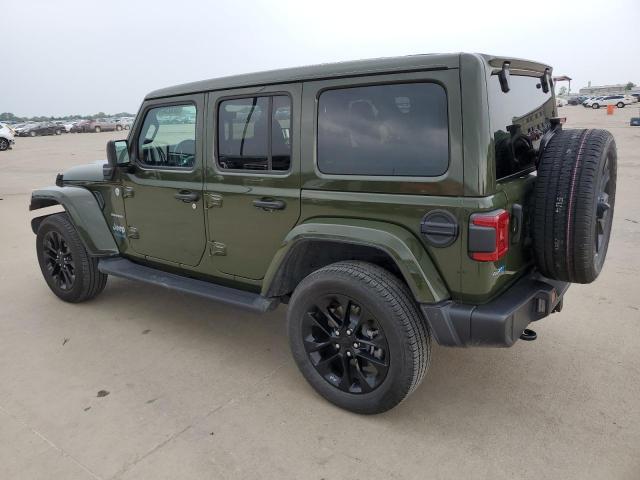 1C4JJXP62MW701016 - 2021 JEEP WRANGLER U SAHARA 4XE GREEN photo 2