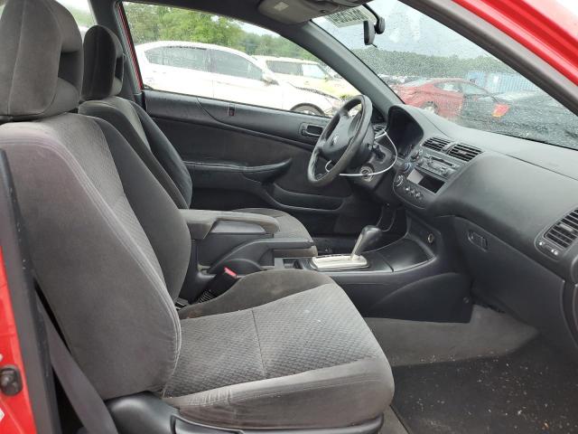 1HGEM22104L029127 - 2004 HONDA CIVIC DX VP წითელი ფოტო 10