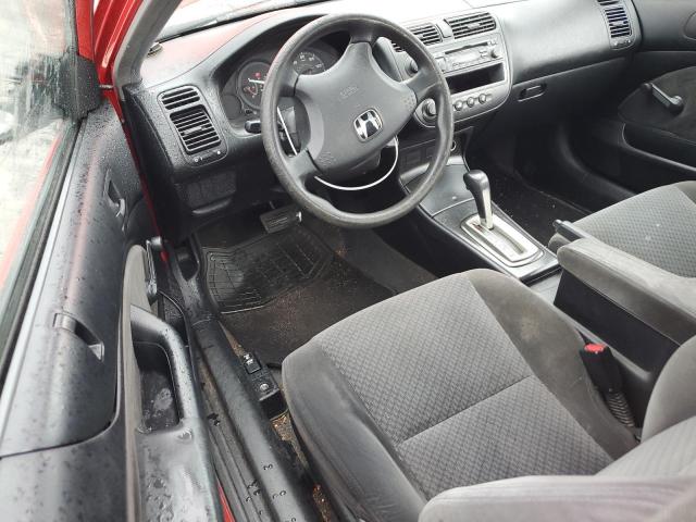 1HGEM22104L029127 - 2004 HONDA CIVIC DX VP წითელი ფოტო 8