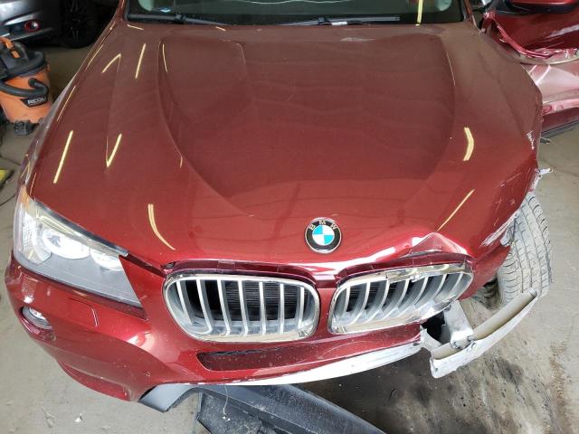 5UXWX9C51E0D37738 - 2014 BMW X3 XDRIVE28I RED photo 11