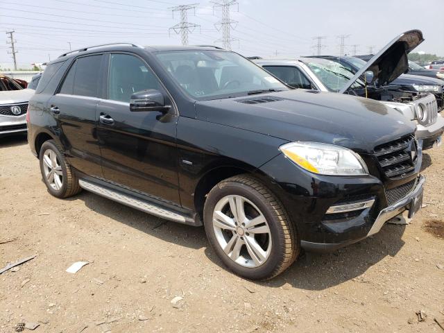 4JGDA2EB5CA050570 - 2012 MERCEDES-BENZ ML 350 BLUETEC BLACK photo 4