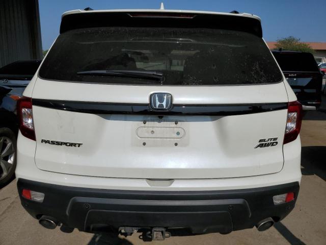 5FNYF8H04KB000396 - 2019 HONDA PASSPORT ELITE WHITE photo 6