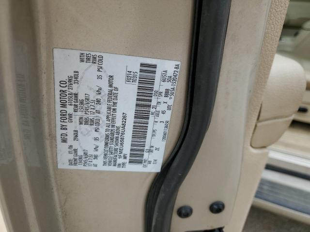 1FMEU65876UA82267 - 2006 FORD EXPLORER LIMITED GOLD photo 13