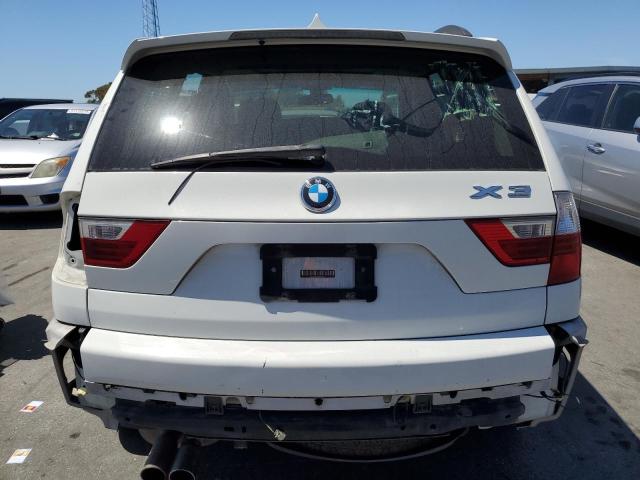 WBXPC93488WJ19600 - 2008 BMW X3 3.0SI WHITE photo 6