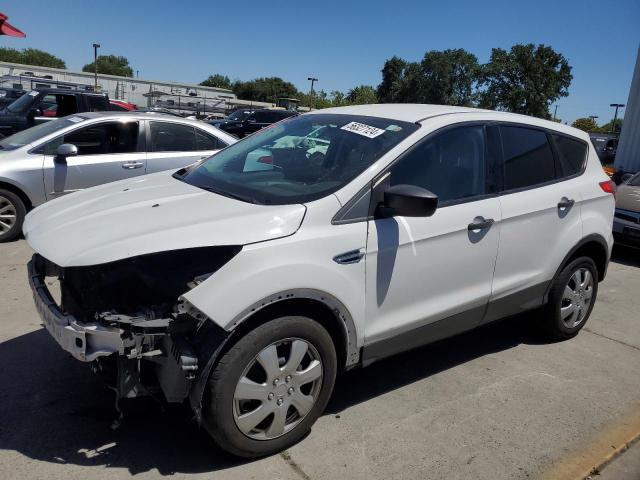 1FMCU0F74DUC95345 - 2013 FORD ESCAPE S WHITE photo 1