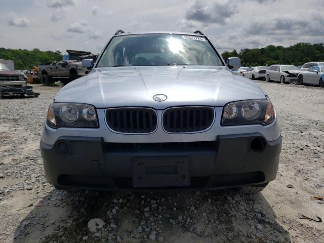 WBXPA73484WC35337 - 2004 BMW X3 2.5I BLUE photo 5