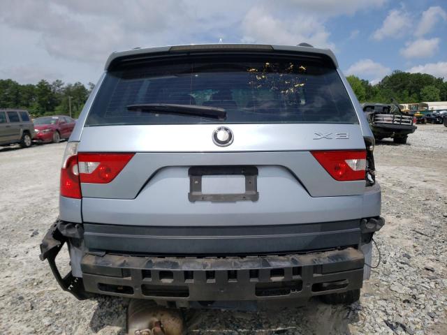 WBXPA73484WC35337 - 2004 BMW X3 2.5I BLUE photo 6