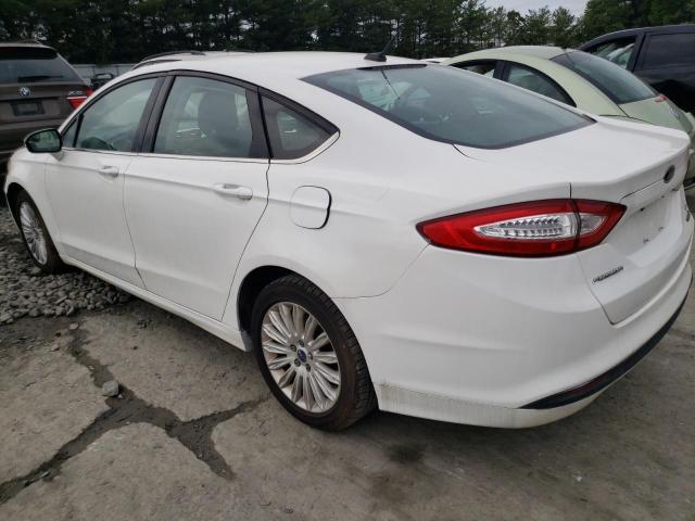 3FA6P0LU8DR328802 - 2013 FORD FUSION SE HYBRID WHITE photo 2