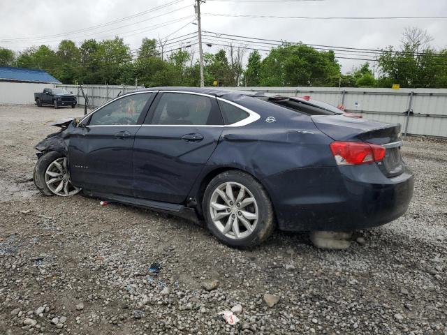 2G1105S36J9112181 - 2018 CHEVROLET IMPALA LT BLUE photo 2