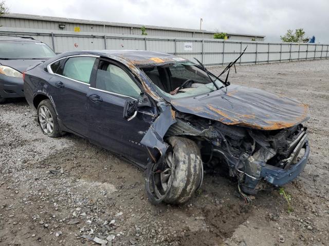 2G1105S36J9112181 - 2018 CHEVROLET IMPALA LT BLUE photo 4