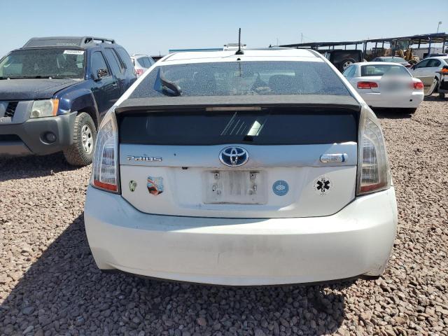 JTDKN3DP3C3007675 - 2012 TOYOTA PRIUS PLUG WHITE photo 6