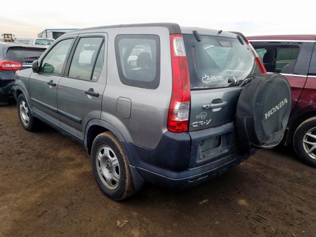 JHLRD78525C064280 - 2005 HONDA CR-V LX  photo 3