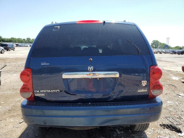 1D4HD58226F162361 - 2006 DODGE DURANGO LIMITED BLUE photo 6