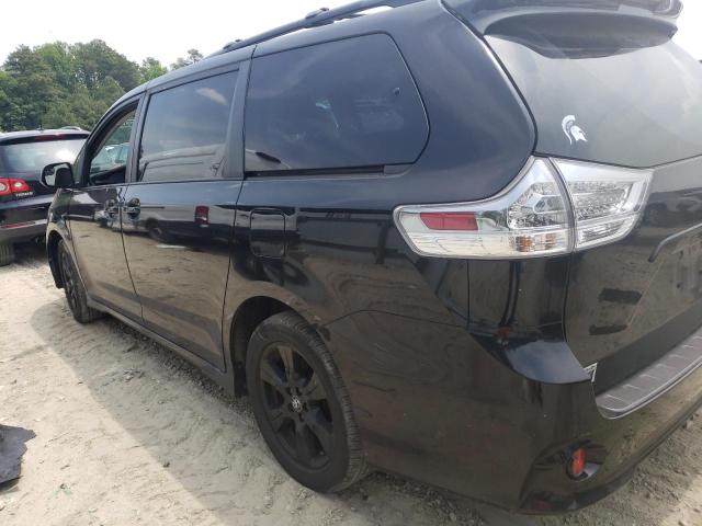 5TDEZ3DC2LS241965 - 2020 TOYOTA SIENNA SE BLACK photo 2