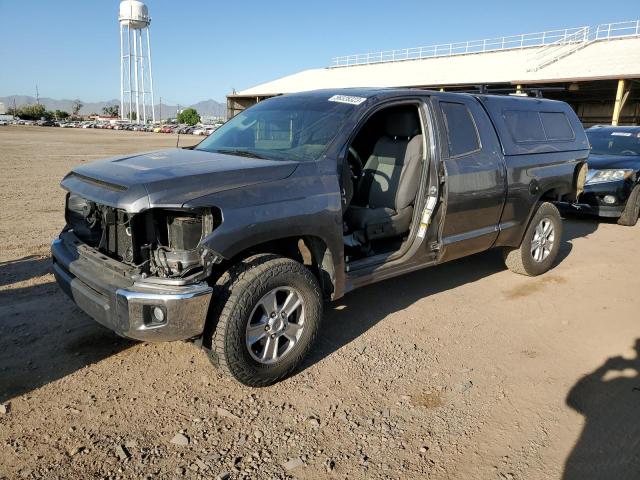 5TFUY5F14HX587698 - 2017 TOYOTA TUNDRA DOUBLE CAB SR/SR5 BLACK photo 1