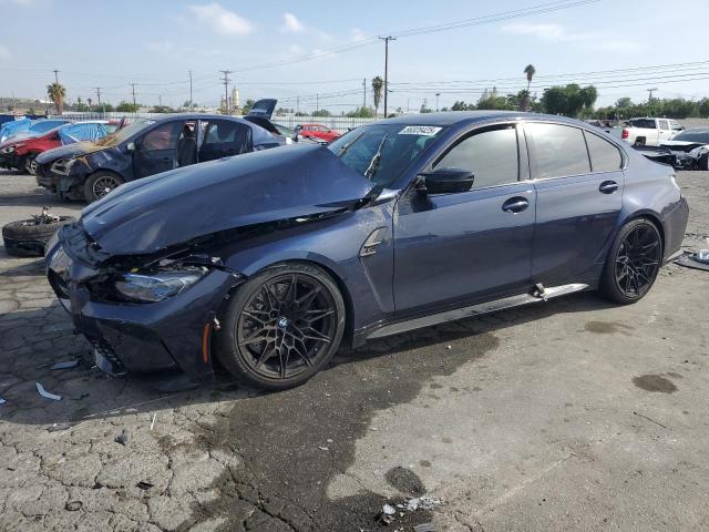 WBS43AY03RFS02658 - 2024 BMW M3 COMPETITION BLUE photo 1