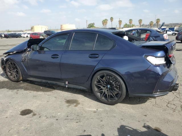 WBS43AY03RFS02658 - 2024 BMW M3 COMPETITION BLUE photo 2