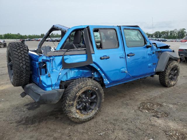 1C4HJXDM3PW530878 - 2023 JEEP WRANGLER SPORT BLUE photo 3