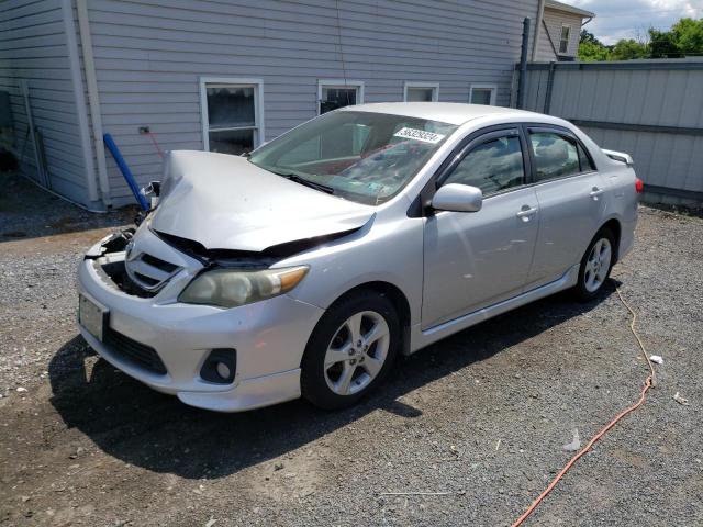 2T1BU4EE6BC588732 - 2011 TOYOTA COROLLA BASE SILVER photo 1