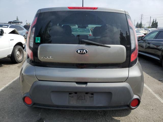 KNDJN2A2XE7009367 - 2014 KIA SOUL GRAY photo 6