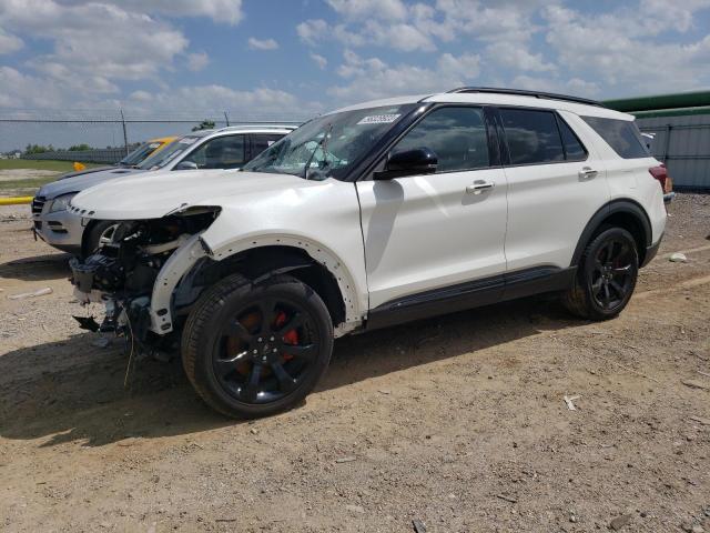 1FM5K8GC9NGA60920 - 2022 FORD EXPLORER ST WHITE photo 1