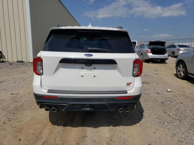 1FM5K8GC9NGA60920 - 2022 FORD EXPLORER ST WHITE photo 6