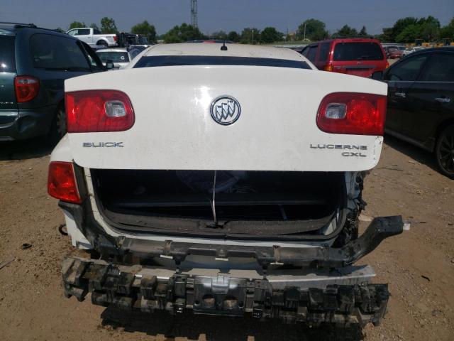 1G4HD57297U112340 - 2007 BUICK LUCERNE CXL WHITE photo 6